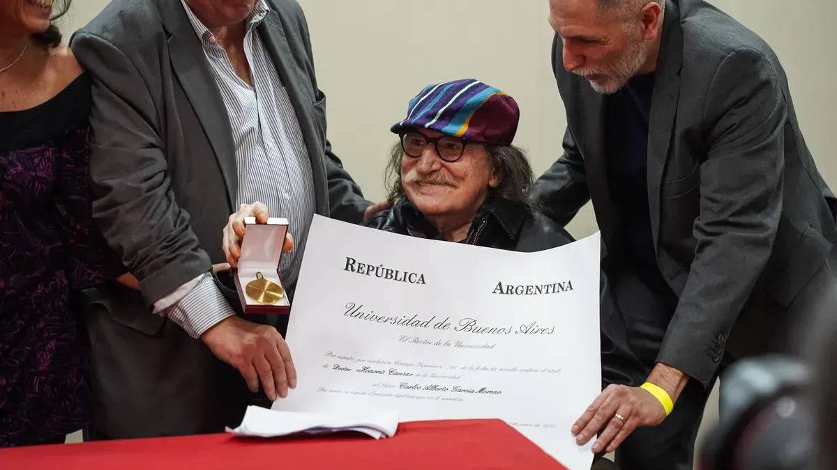 La UBA consagró al músico como patrimonio cultural.