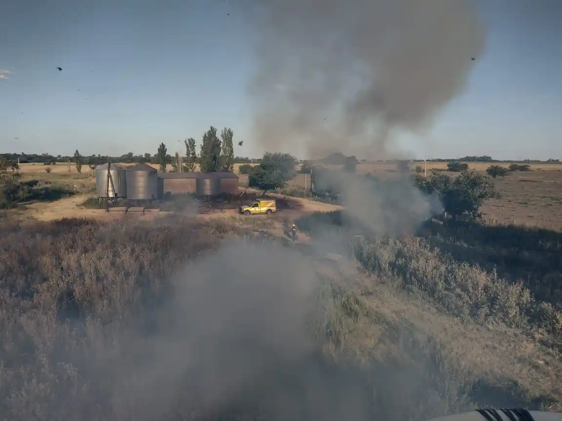Importante foco de incendio en Venado Tuerto.