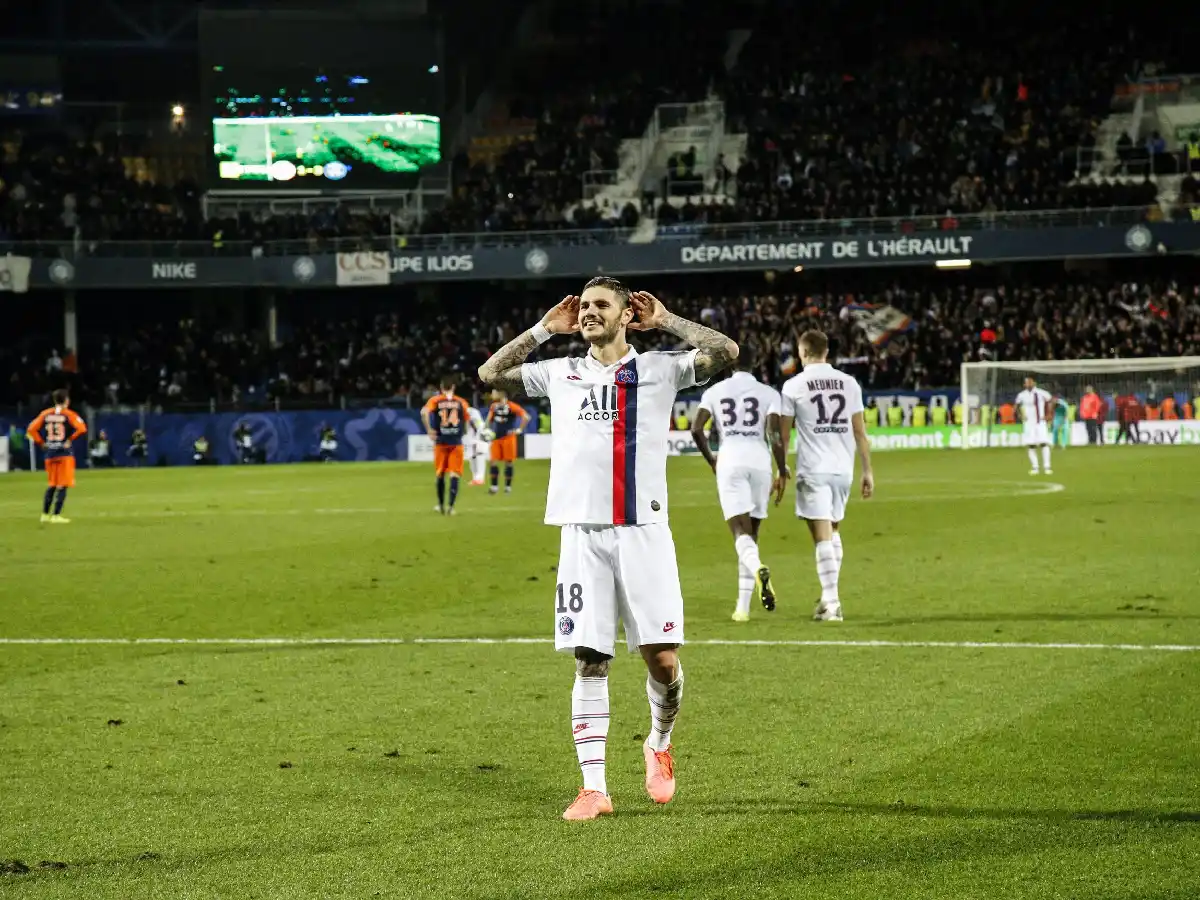 Icardi marcó un gol en el triunfo del líder PSG 