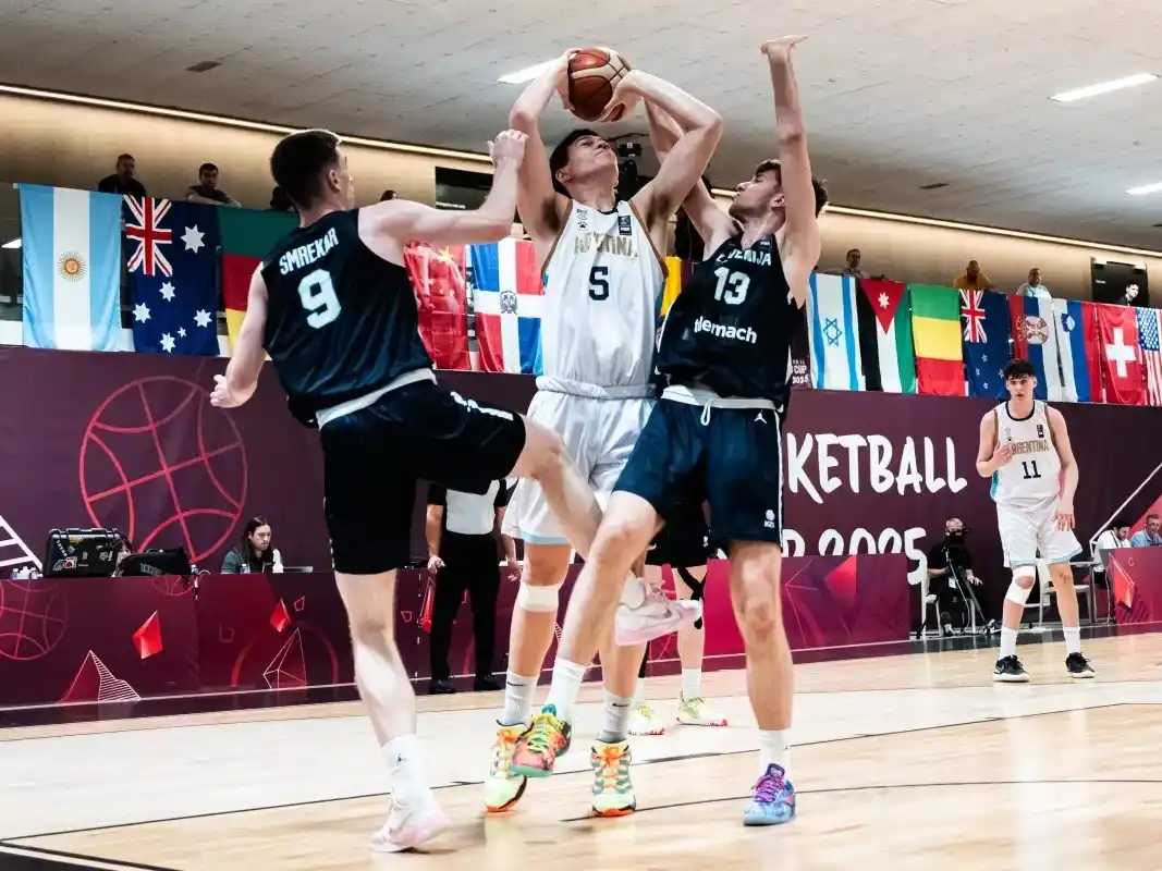 Argentina irá por el 9° al 16° en el Mundial U19.Foto:FIBA