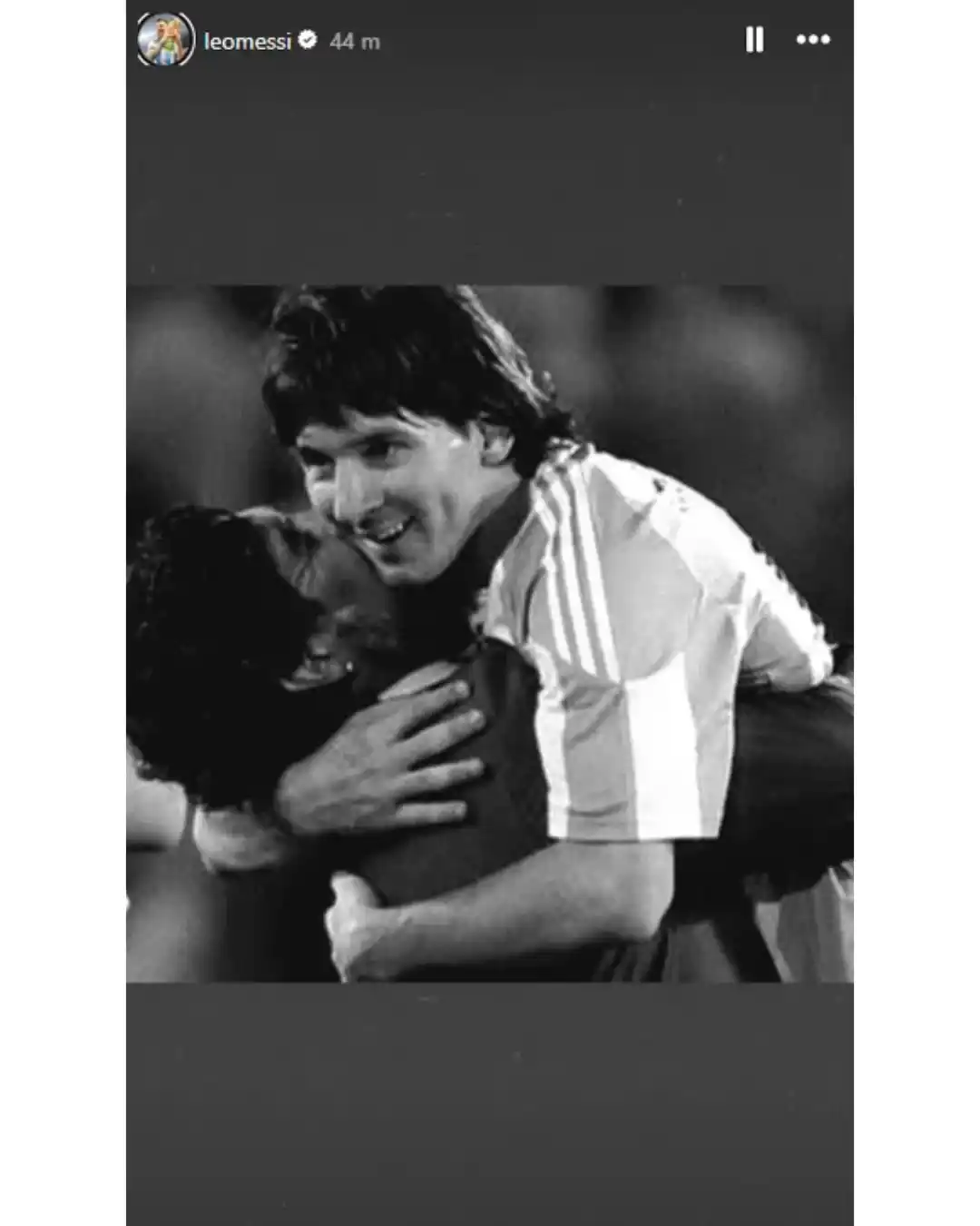messi y maradona