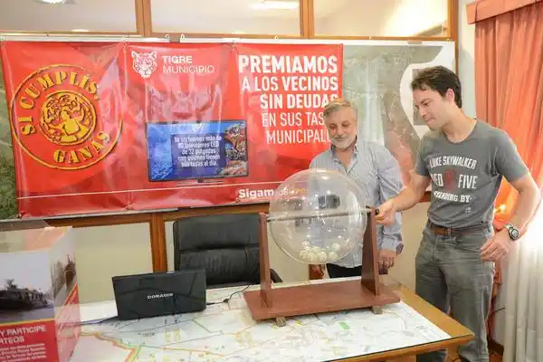 Tener las tasas al día, un hábito que se reconoce en Tigre