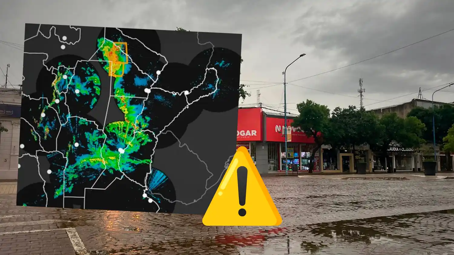 Domingo de Pascuas pasado por agua y con alertas amarilla para la tarde y naranja para la noche