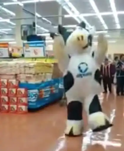 La rompe: La vaca que baila al ritmo de Nene Malo 