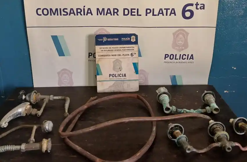 Tremendo ñoca: ingresó al patio de una vivienda y se llevó elementos de grifería