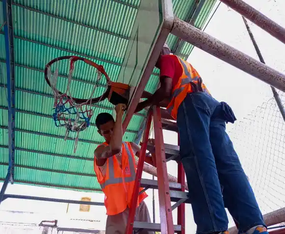 Aprovechan la cuarentena para recuperar espacios deportivos en Puerto La Cruz