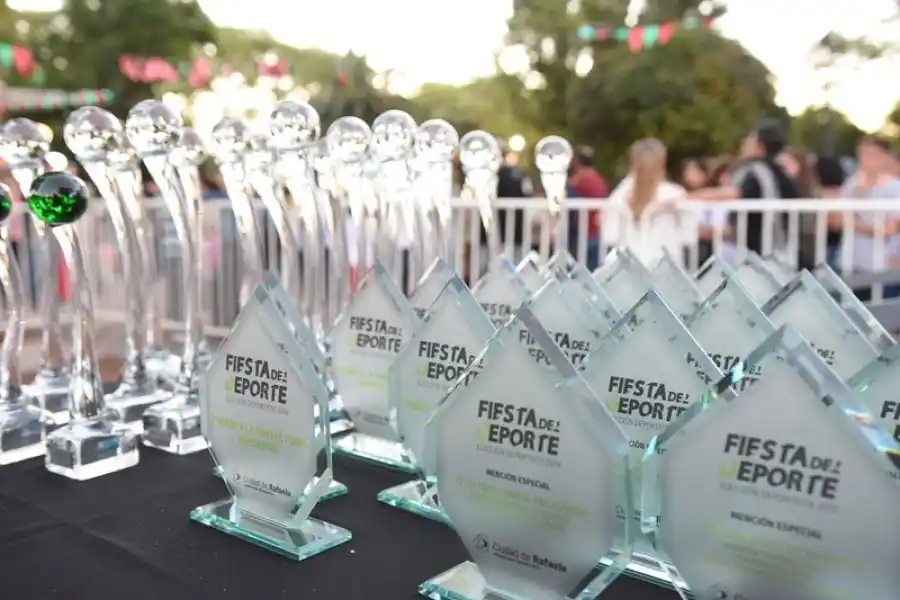 Rafaela palpita la Fiesta del Deporte