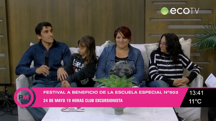Festival a beneficio de la Escuela Especial Nº 503