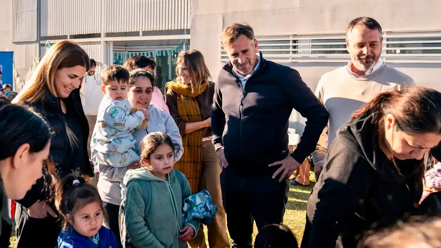 Encuentro con familias en el CDI de San Alejo.