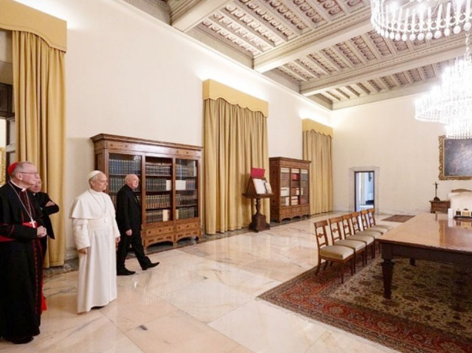 Retiran los sellos del departamento papal del Palacio Apostólico