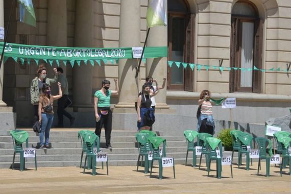 Reclamaron la aprobación de la ley de interrupción voluntaria del embarazo