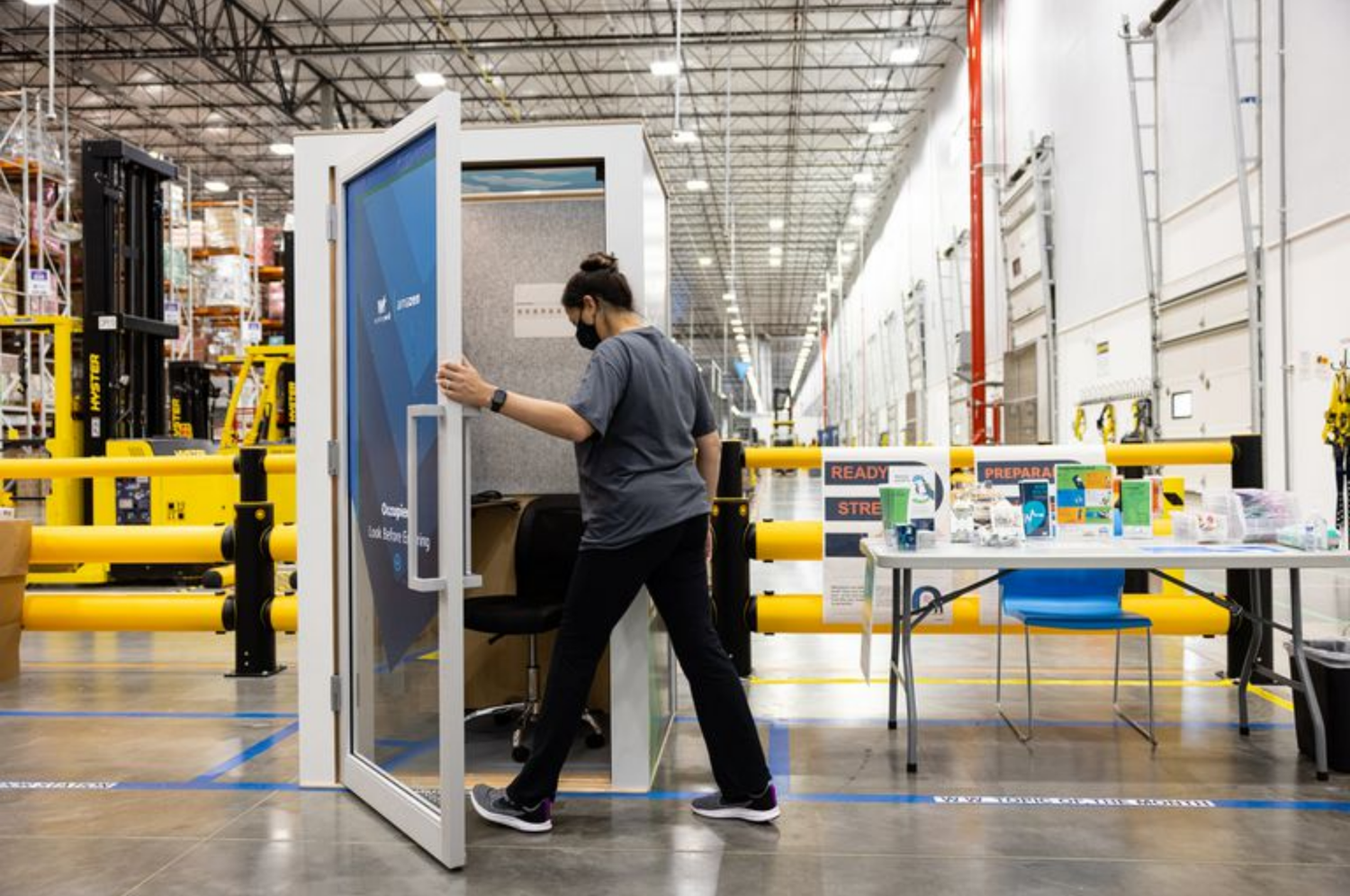Amazon instaló cabinas de meditación para sus empleados