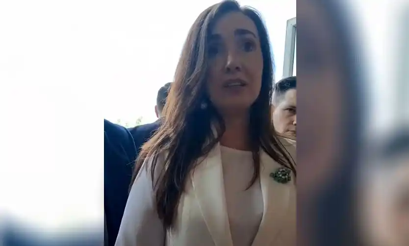 Victoria Villarruel se cruzó con la hija de un trabajador despedido de Ilva