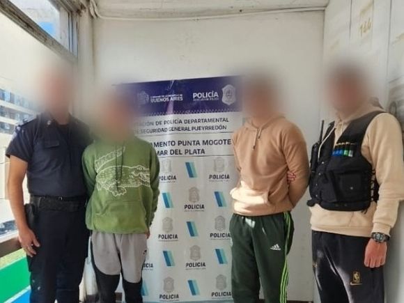Atraparon a dos jóvenes que cometían robos en el barrio Punta Mogotes