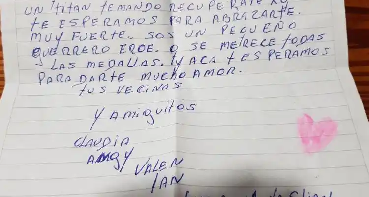Emerson: “Le está poniendo garra” y por ahora no habrá traslado al Garrahan