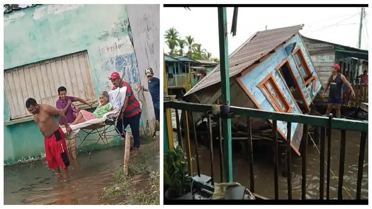 EL ZULIA TAMBIÉN está afectado por las lluvias: inundaciones y alto oleaje causan destrozos en Baralt