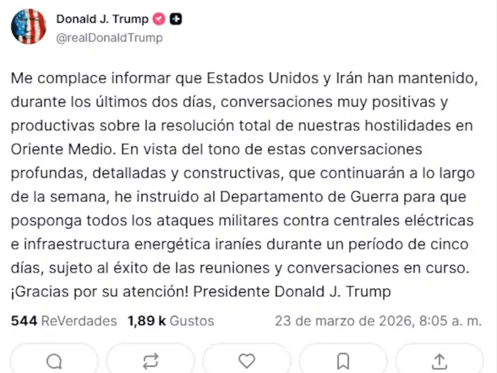Trump Guerra en Medio Oriente