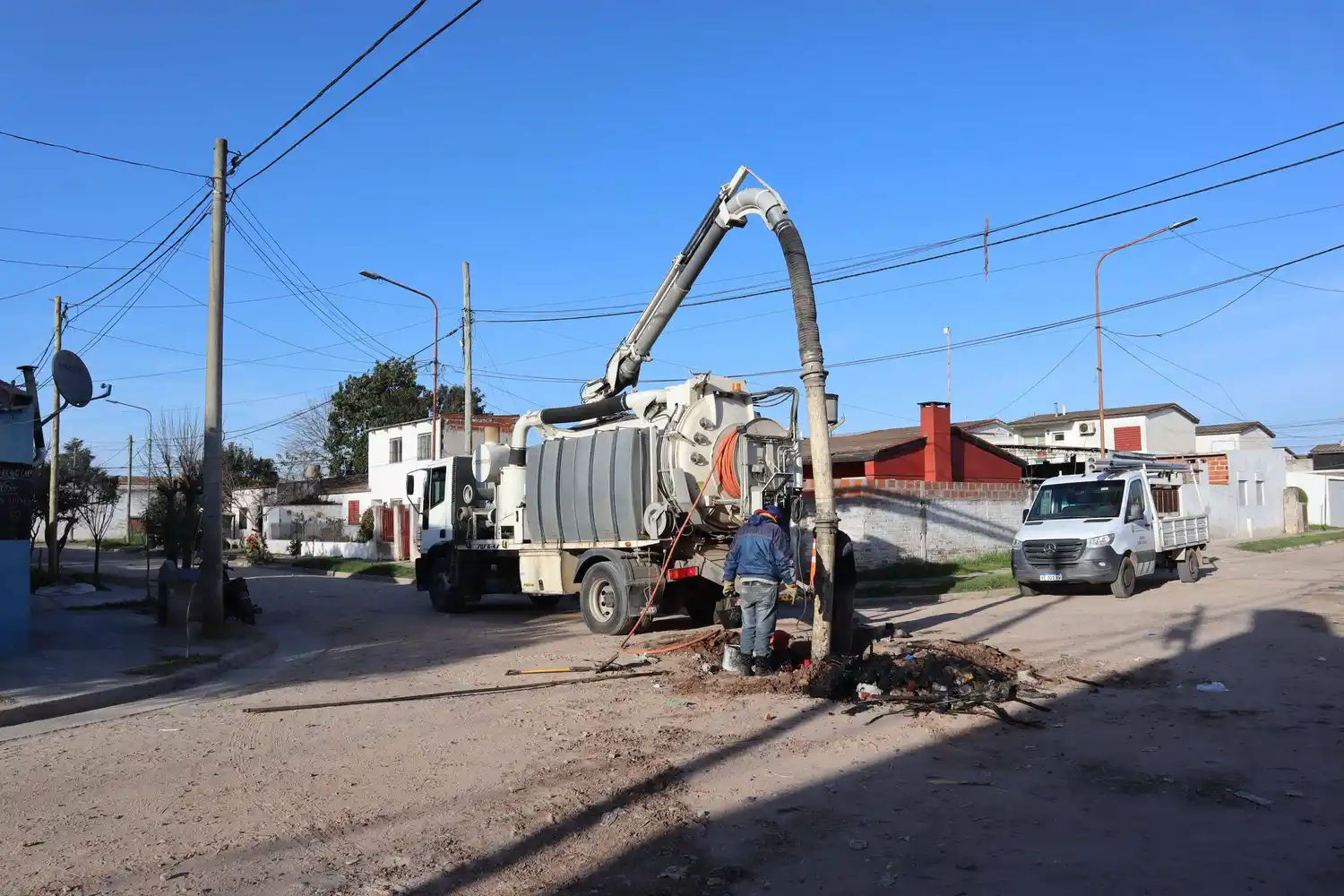 Mantenimiento de la red cloacal