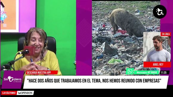 Derecho a réplica: Ariel Rey quiso aclarar cuál es su proyecto para el basural