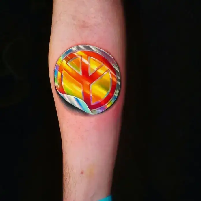 Tatuajes parecen stickers