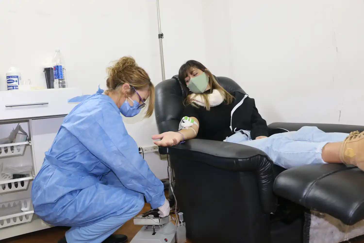 El Banco de Sangre recibió donaciones de plasma de recuperados del Covid-19