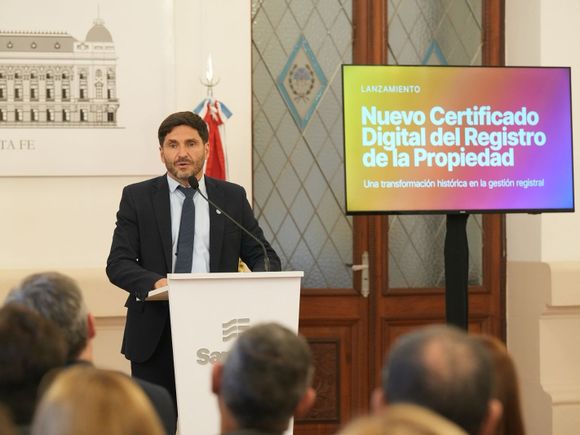 La provincia impulsó la digitalización del Certificado del Registro de la Propiedad