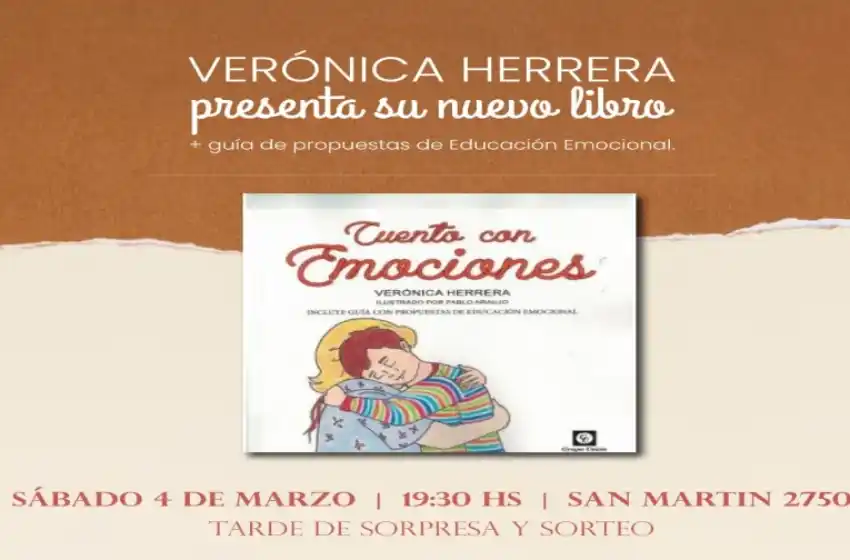 El libro "Cuento con emociones" se presenta en el centro de Mar del Plata