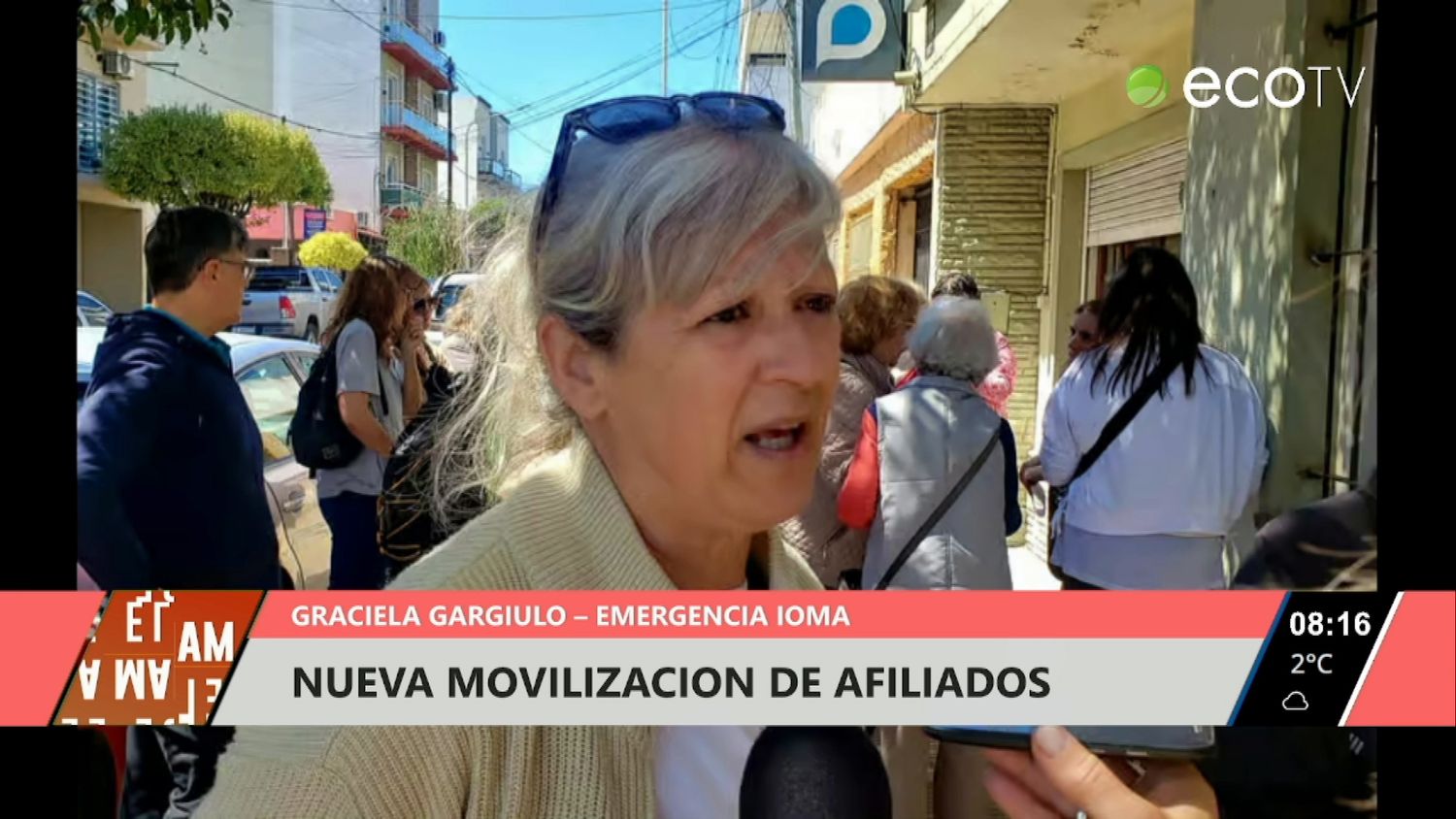 Nueva movilización de afiliados de IOMA