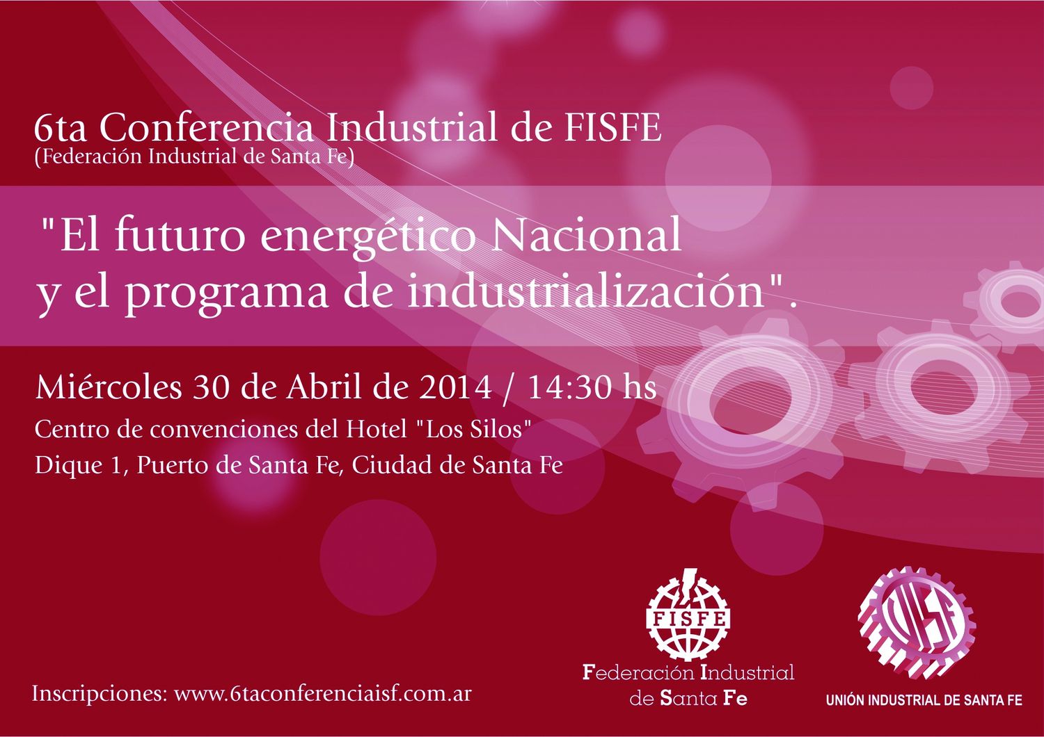 Se viene la 6ª Conferencia Industrial de la Provincia