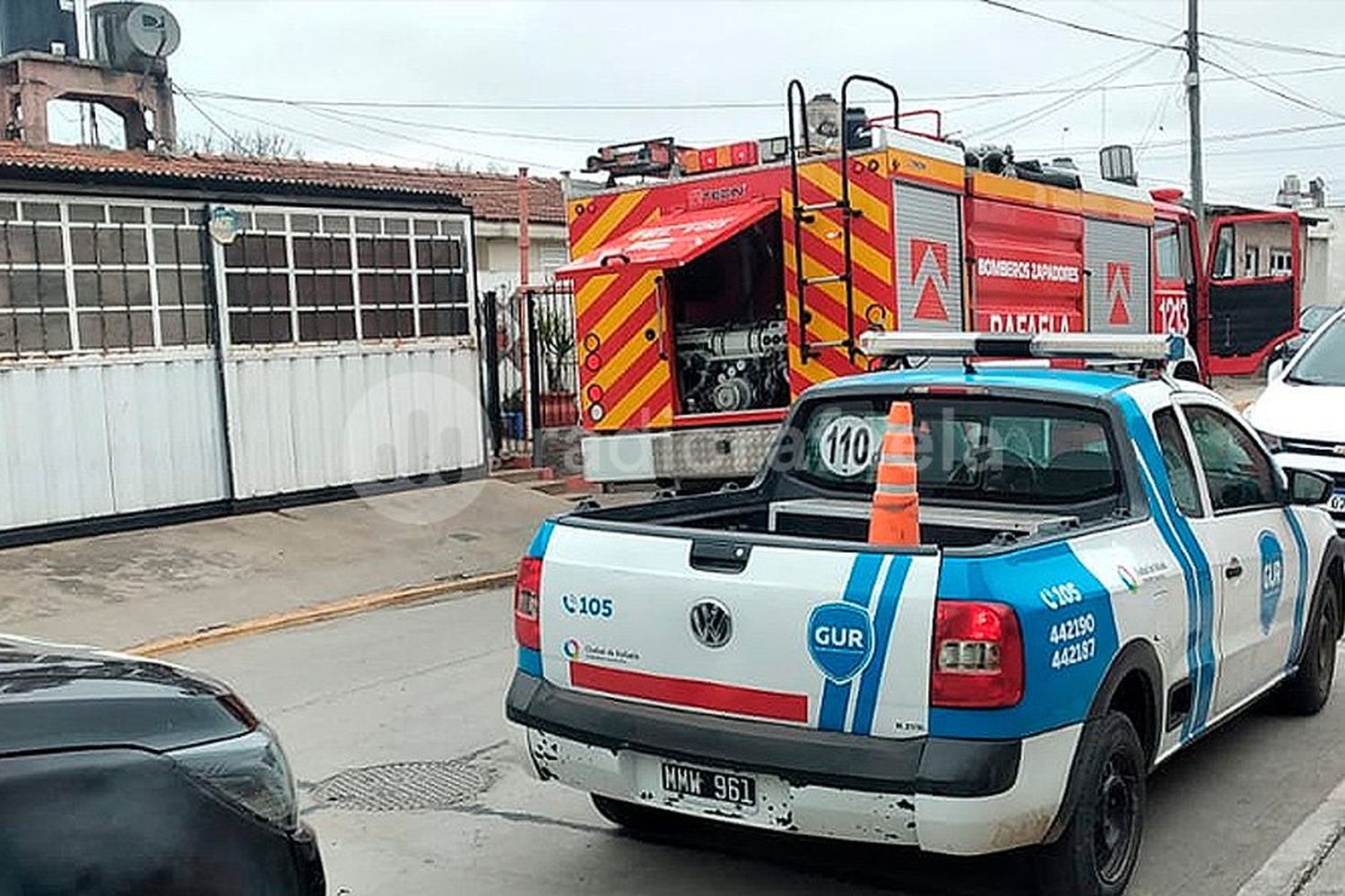 Gran susto en el barrio Jardín requirió la presencia de los Bomberos