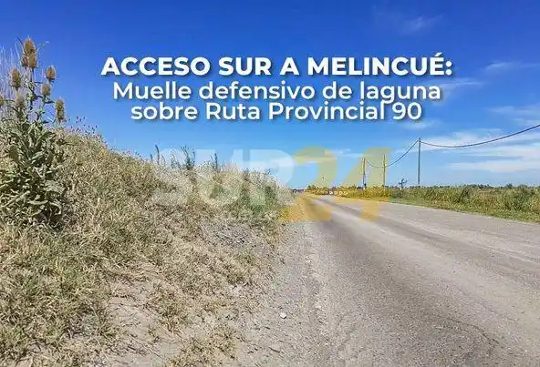 Enrico solicita la adecuación de la defensa de ruta 90 en Melincué