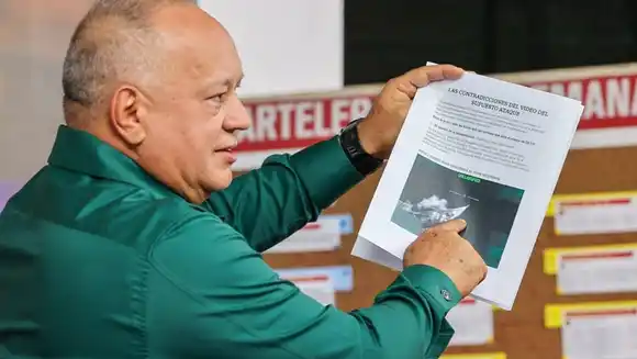 CABELLO RATIFICA que es "un INVENTO" de EE. UU. el ataque contra embarcación en el Caribe