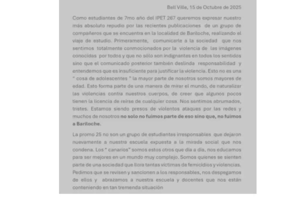 comunicado