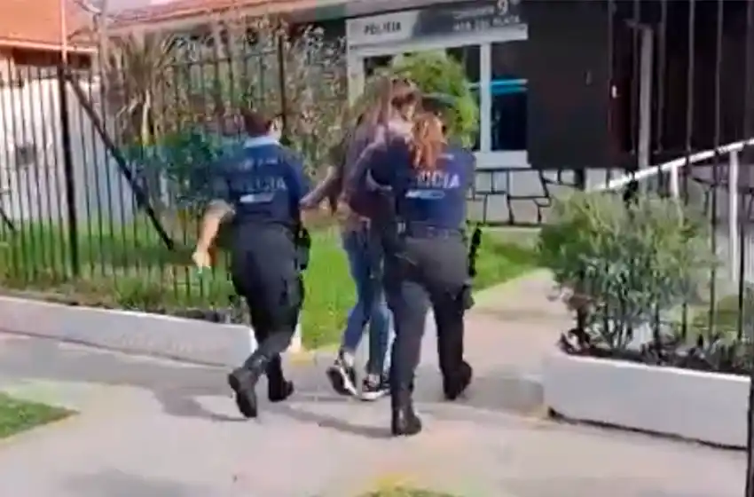 Entró a un café y le robó el celular a la moza: se trenzaron en lucha