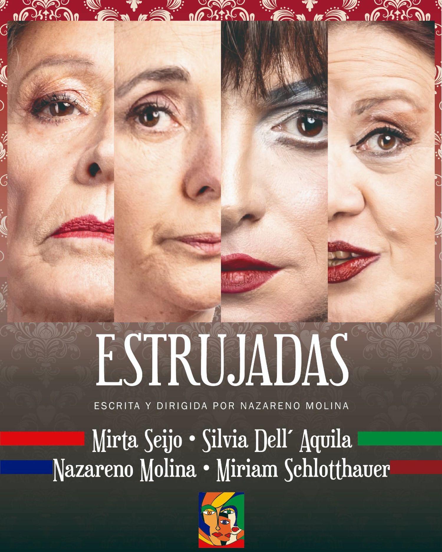 Se presentará la obra "ESTRUJADAS", de Nazareno Molina