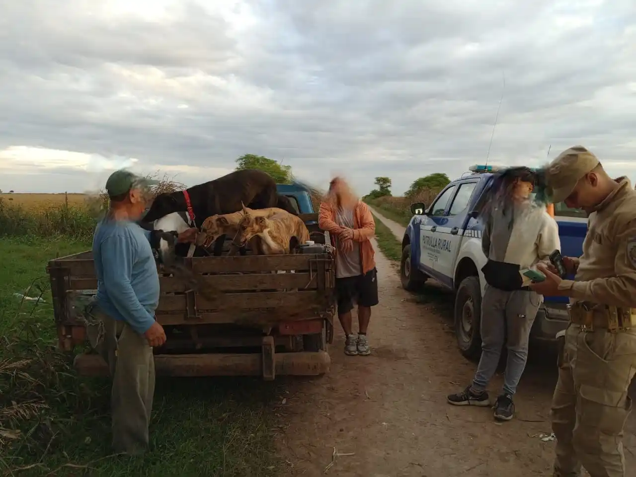 El procedimiento efectuado por Patrulla Rural.