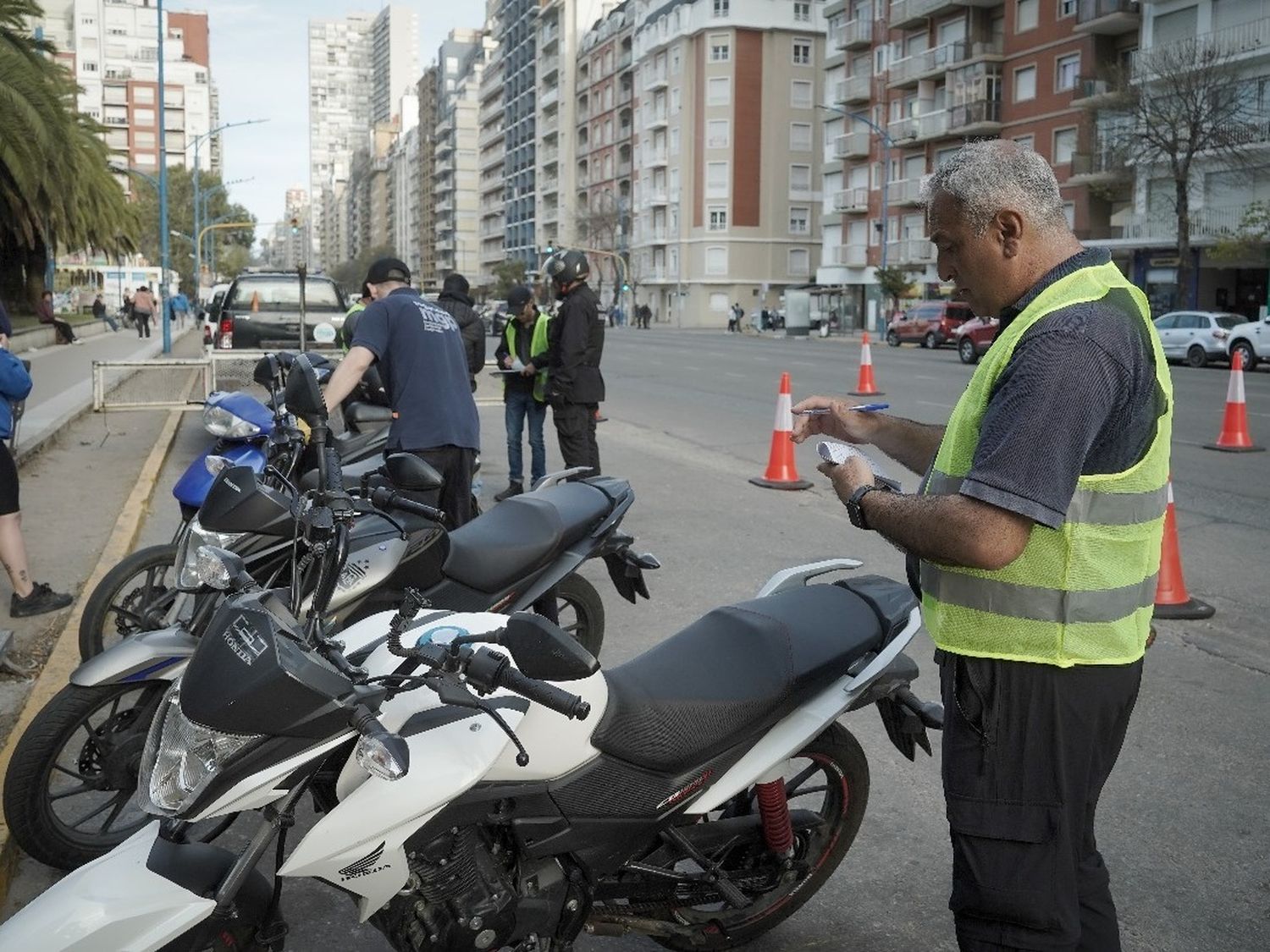 También detectaron cinco licencias de conducir presuntamente apócrifas.