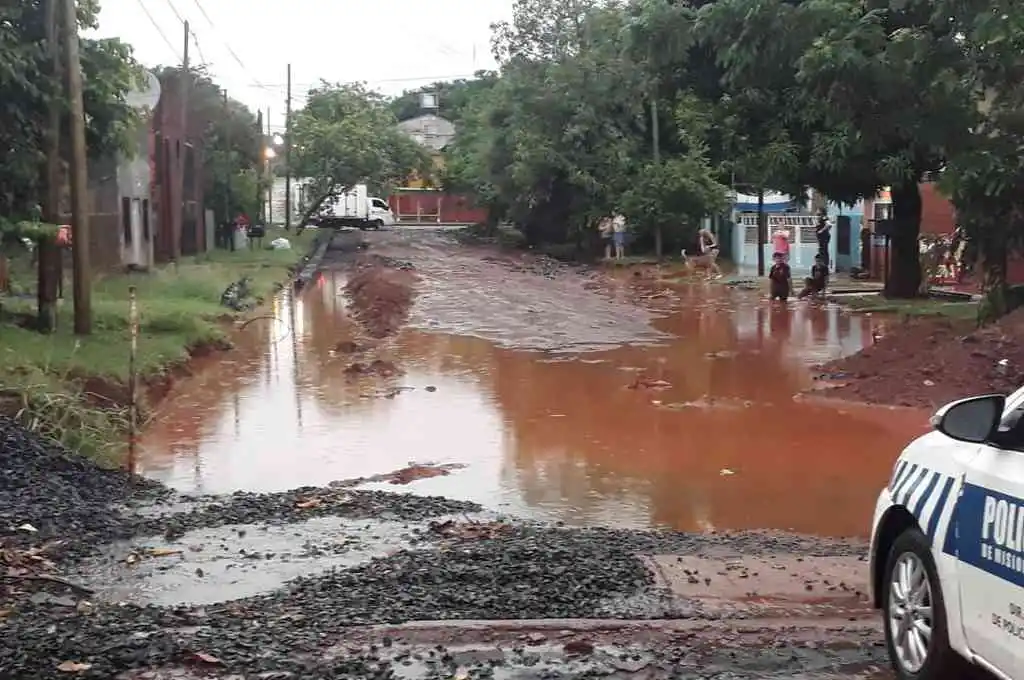 Un fuerte temporal de viento afectó a Misiones