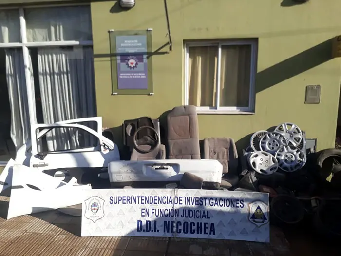 Ofrecían por Internet autopartes robadas