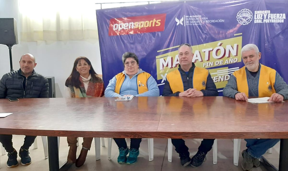 Presentación. De la prueba atlética organizada por el Club de Leones