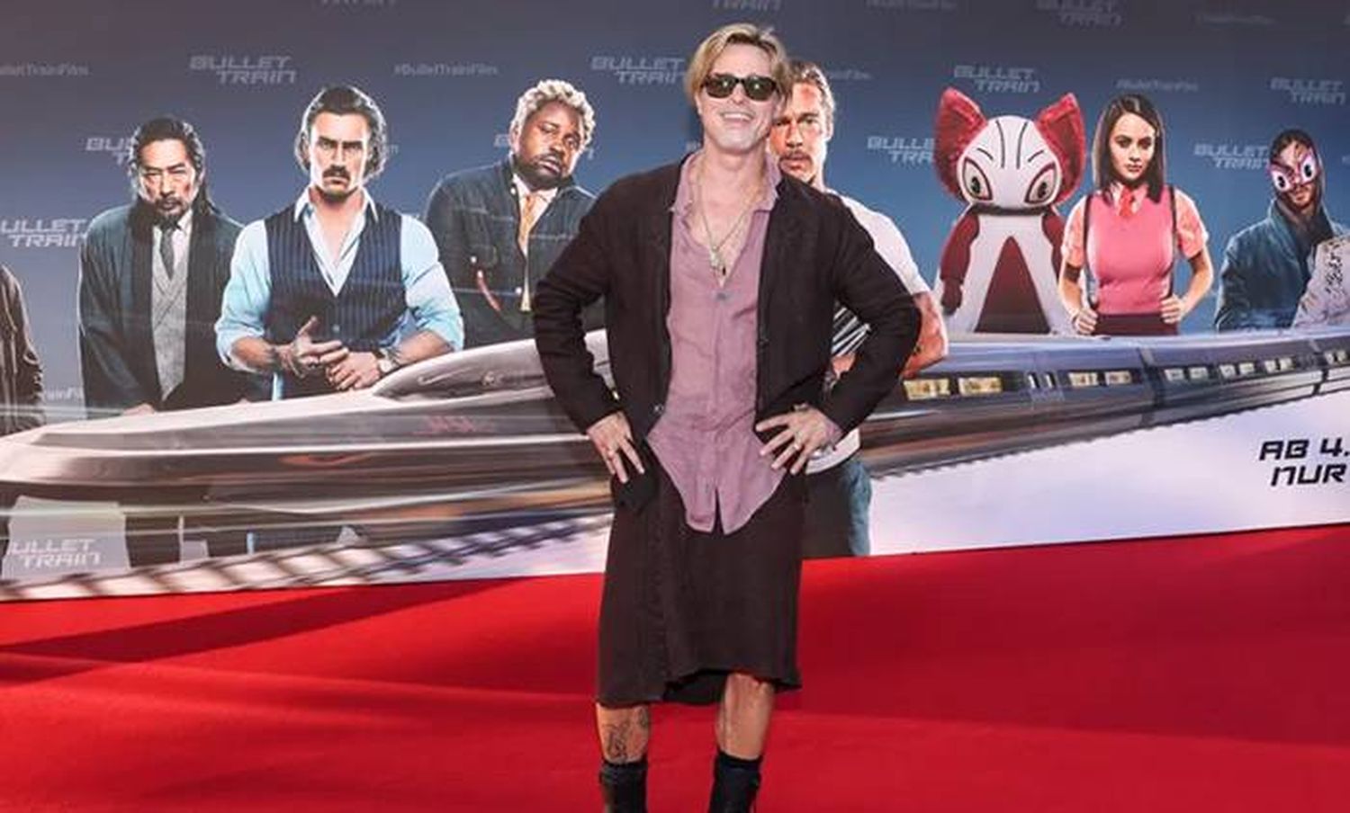 ¿Por qué Brad Pitt usó una pollera en la alfombra roja?