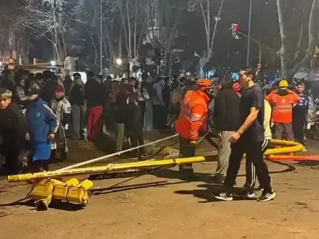 Los festejos por la clasificación de Argentina dejaron varios heridos en Mar del Plata