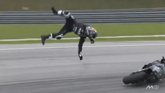 Impactante: así fue el accidente de Jorge Martín, actual campeón del Moto GP
