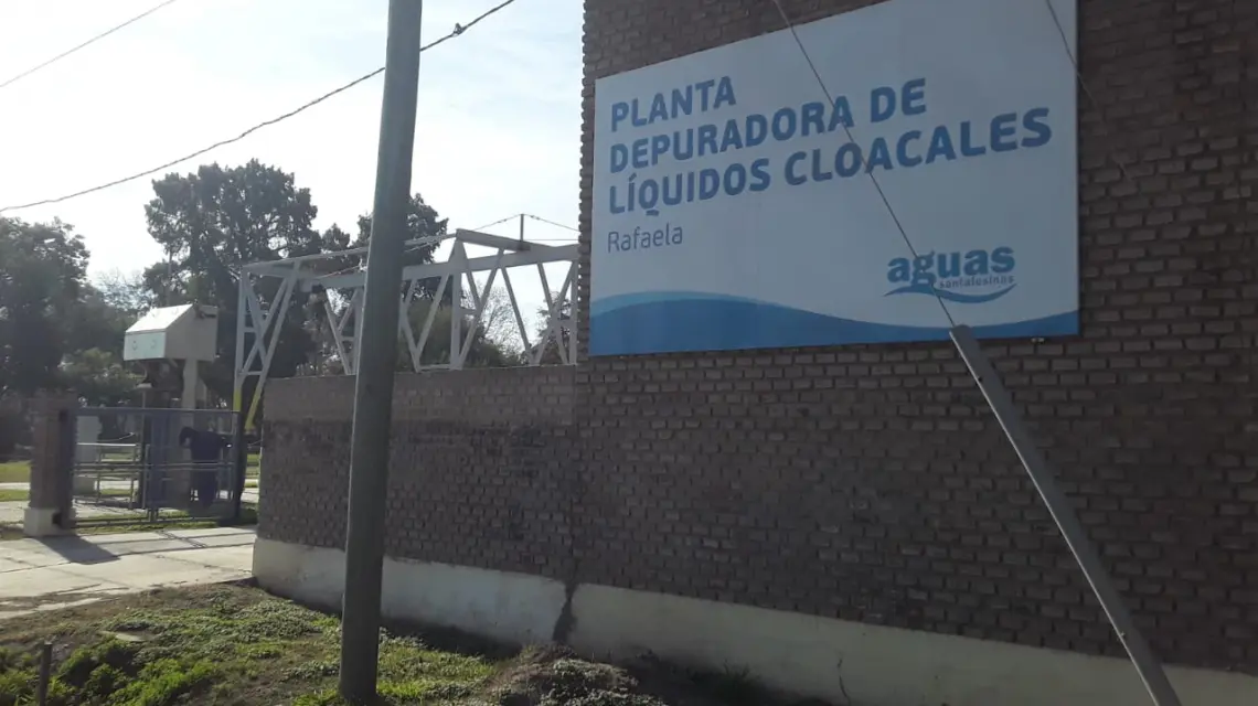 Planta de líquidos cloacales.