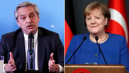 Tras reunirse con el Papa, Alberto Fernández aterrizó en Berlín para encontrarse con Merkel