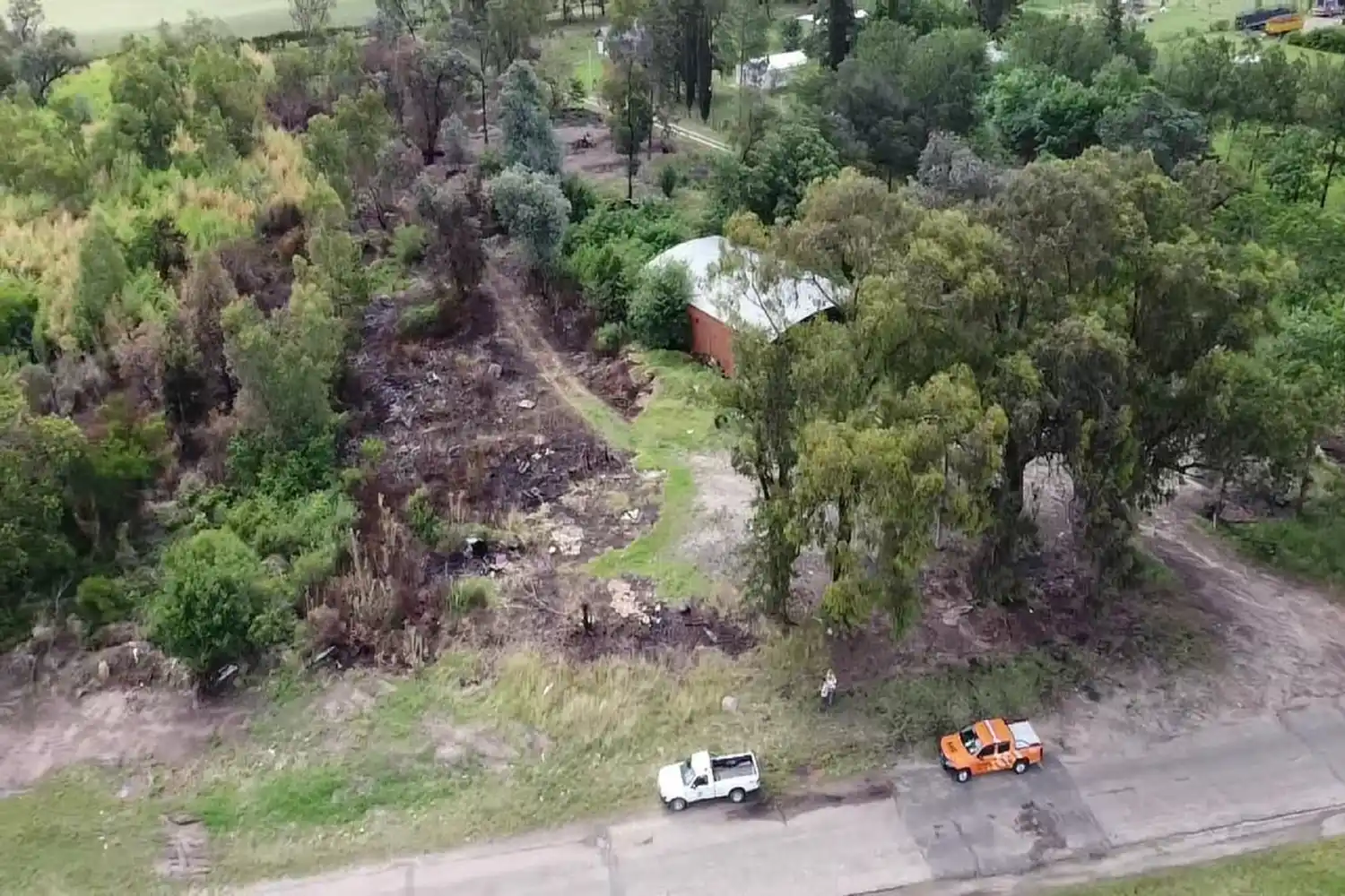 Descubrieron una maniobra de desmonte y quema ilegal cerca de Gualeguaychú