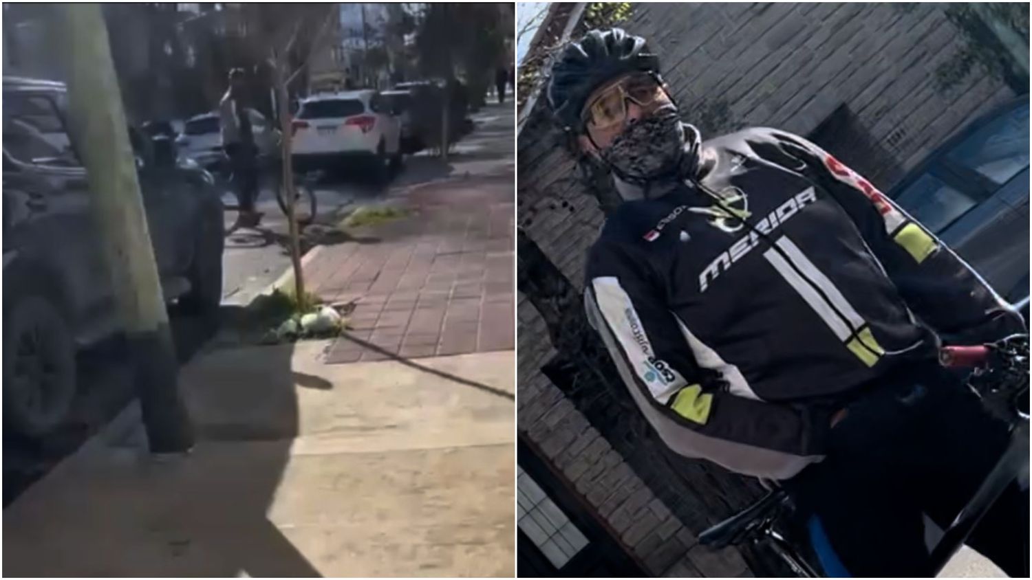 "Sos un enfermo, ¿qué te pasa?": Joven filmó al ciclista que la persigue y se masturba delante de ella en Mar del Plata