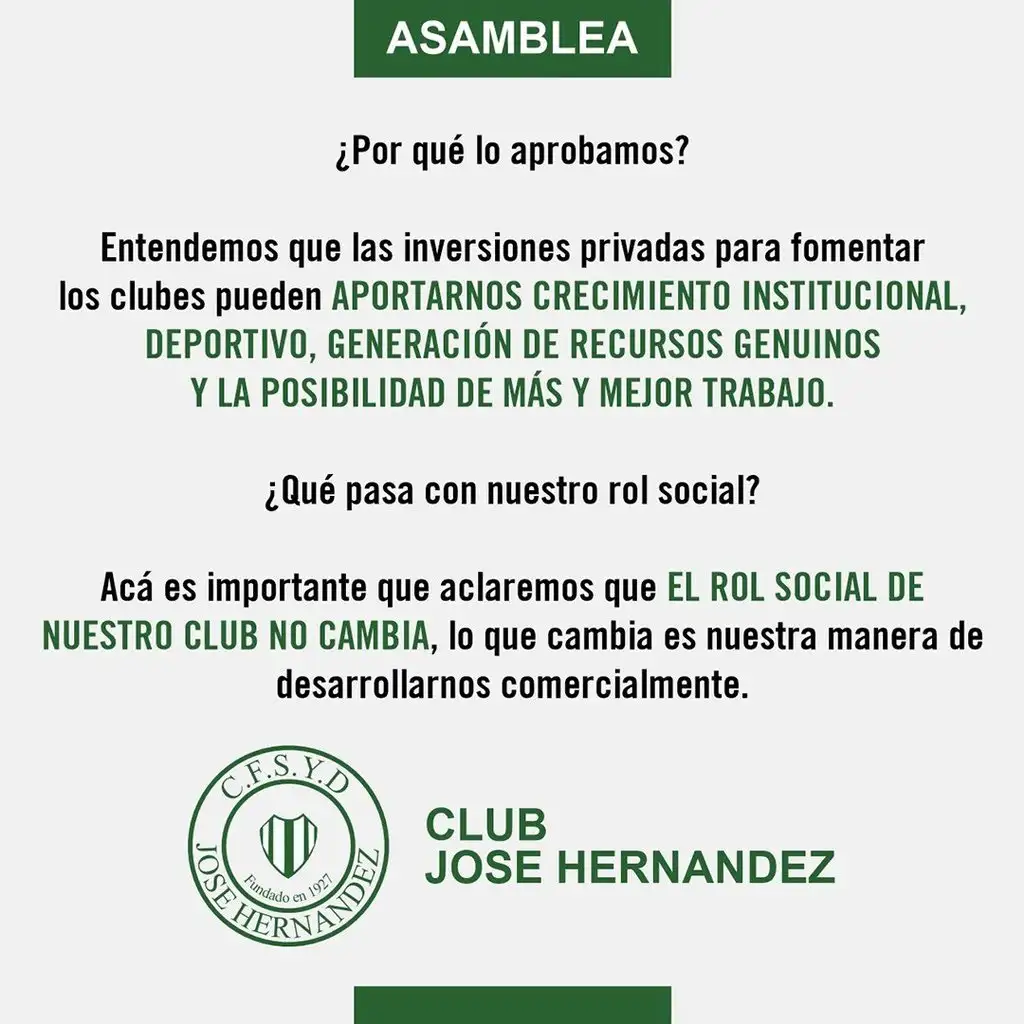 sad comunicado