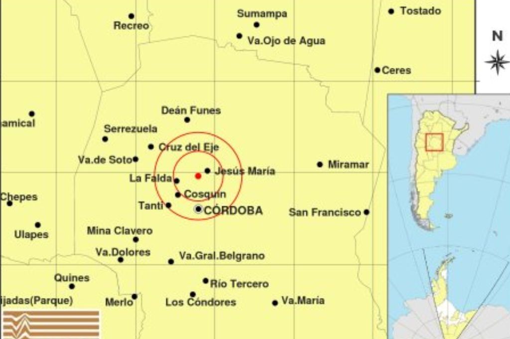 Sismo en Córdoba