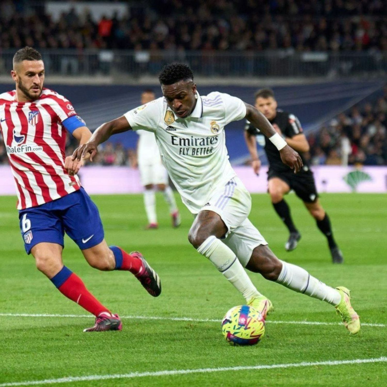 Vergonzoso: un nuevo episodio entre el Atlético de Madrid y Vinícius Jr.